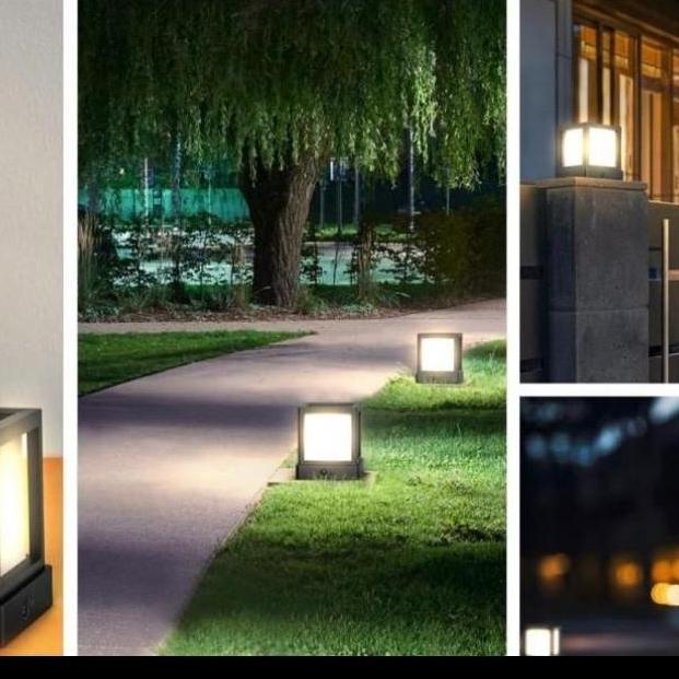 Lampu Duduk Pilar / Lampu Pagar Solar Tenaga Surya