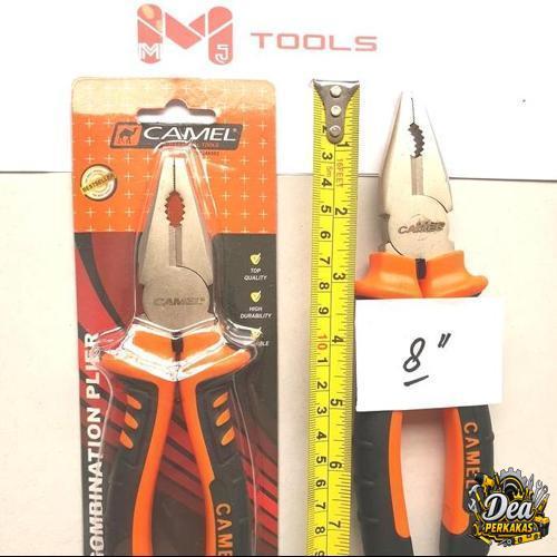 Tang Kombinasi CAMEL 8" - Combination Plier CAMEL 8" - Tang Orange 8"