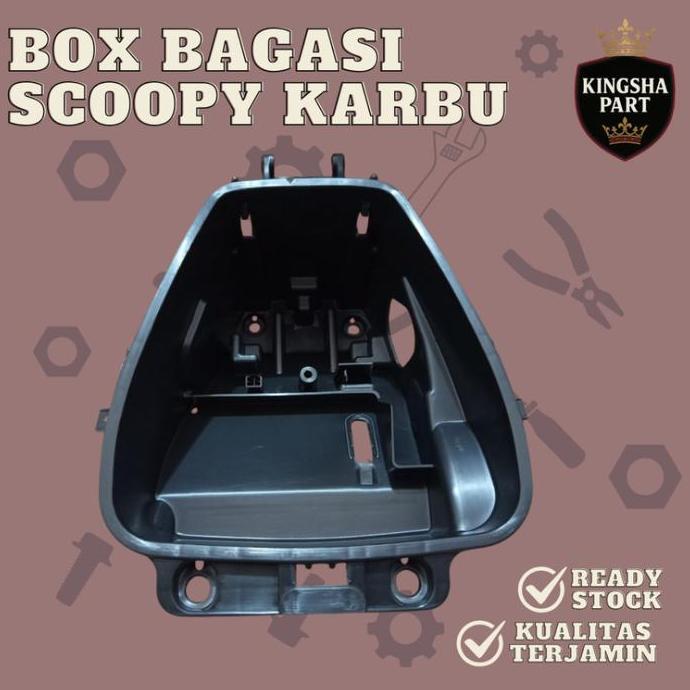 Box Bagasi Honda Scoopy Karbu Box Bagasi Bawah Jok Scoopy Karbu Bok Bagasi Helm Scoopy Karbu Kyt