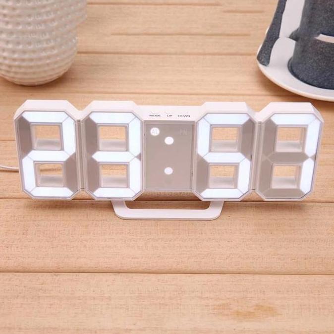 (Best) Jam meja LED digital clock / jam digital meja kantor / jam digital LED