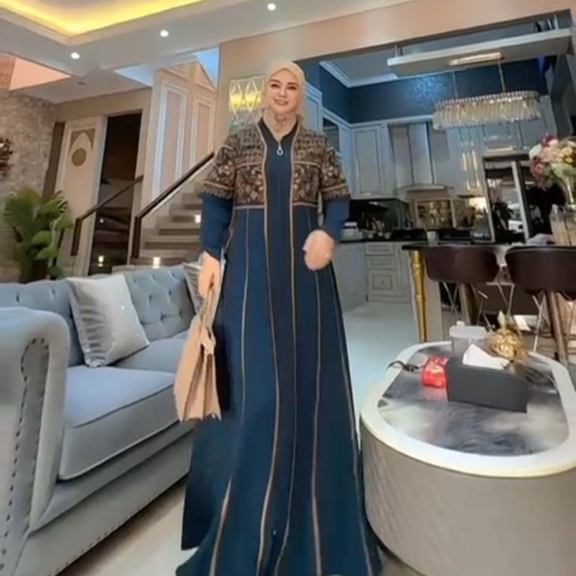 NEW MAXY DRESS NAZWA GAMIS LANGSING  ORIGINAL 100%