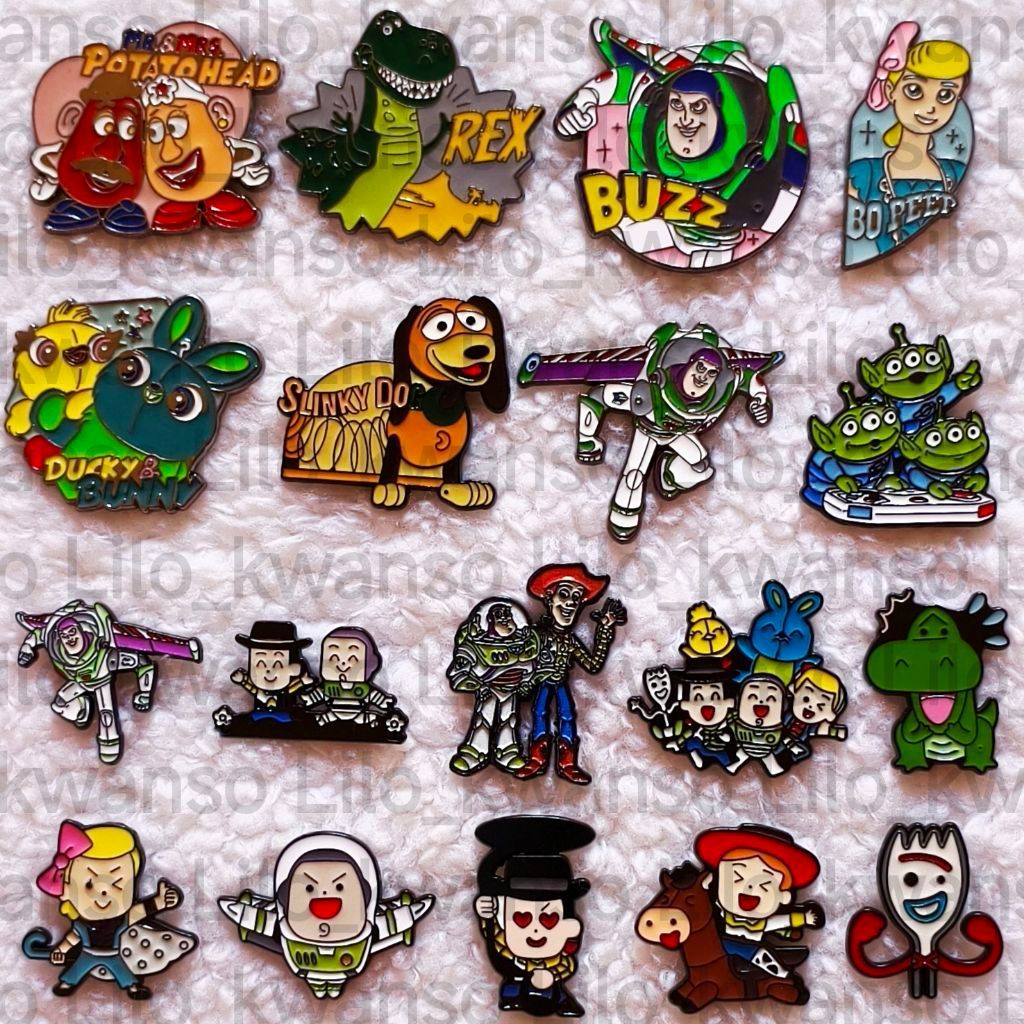 Enamel Pin Karakter Toy Story Buzz Woody Lotso