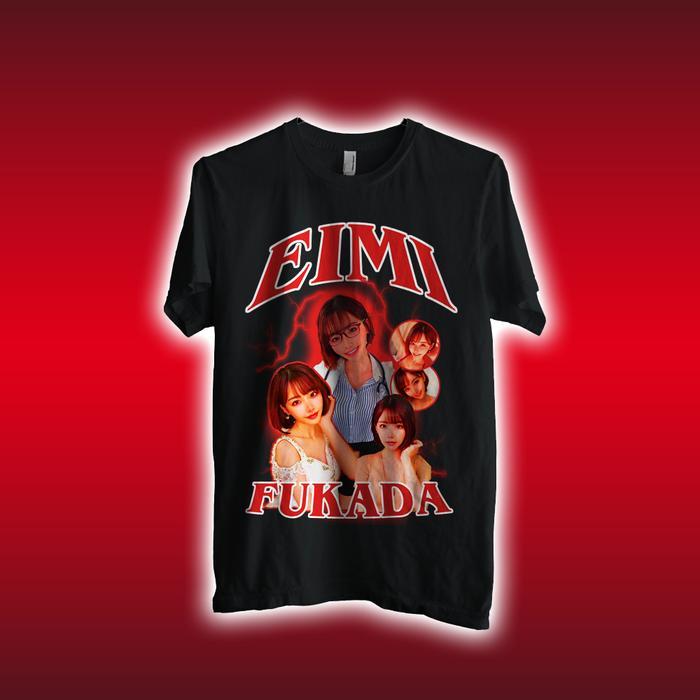 HOMAGE TEE - EIMI FUKADA - Hitam, S