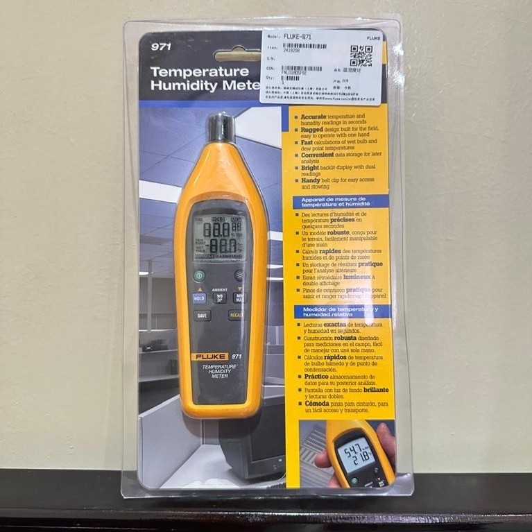 FLUKE 971 TEMPERATURE HUMIDITY METER FLUKE ORIGINAL