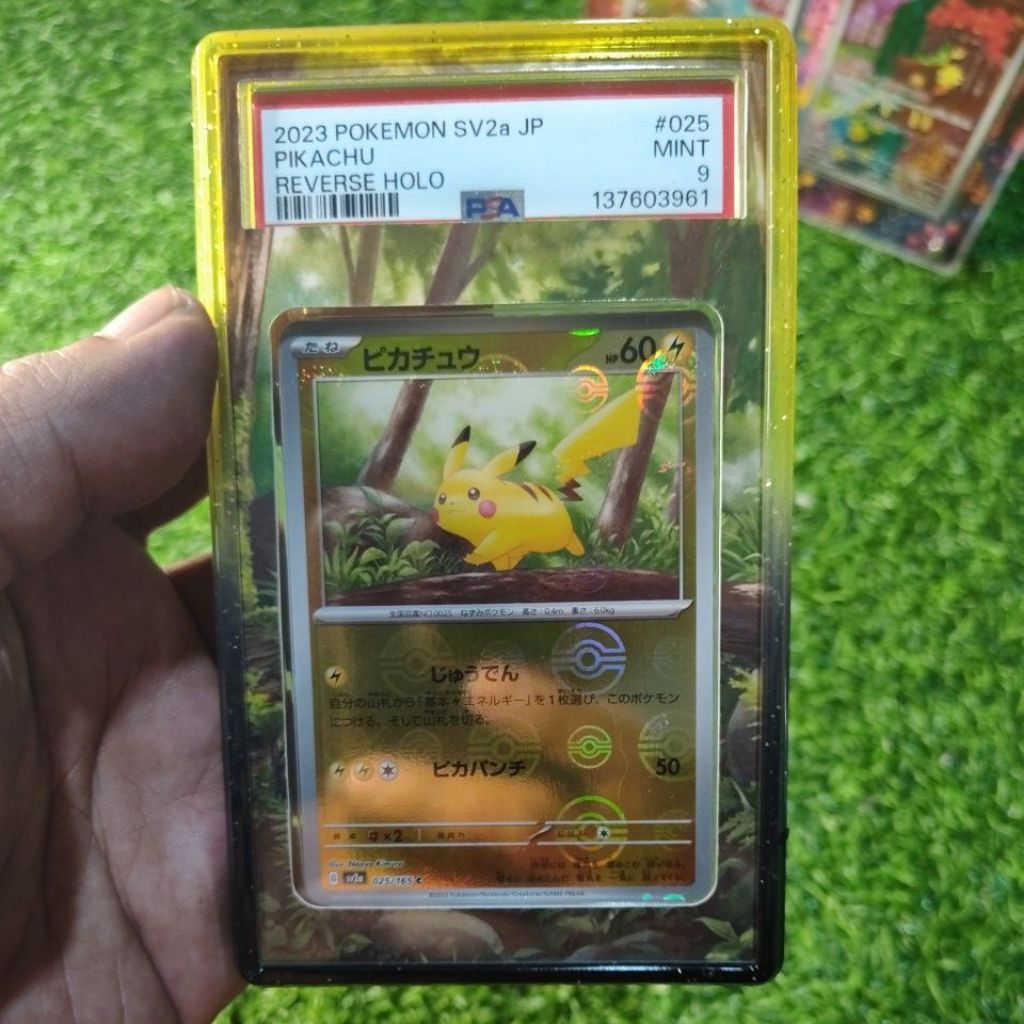PIKACHU REVERSE HOLO PSA 9