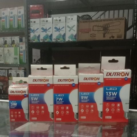 Lampu LED Dutron Daylight Edison 3W 5W 7W 9W 13W