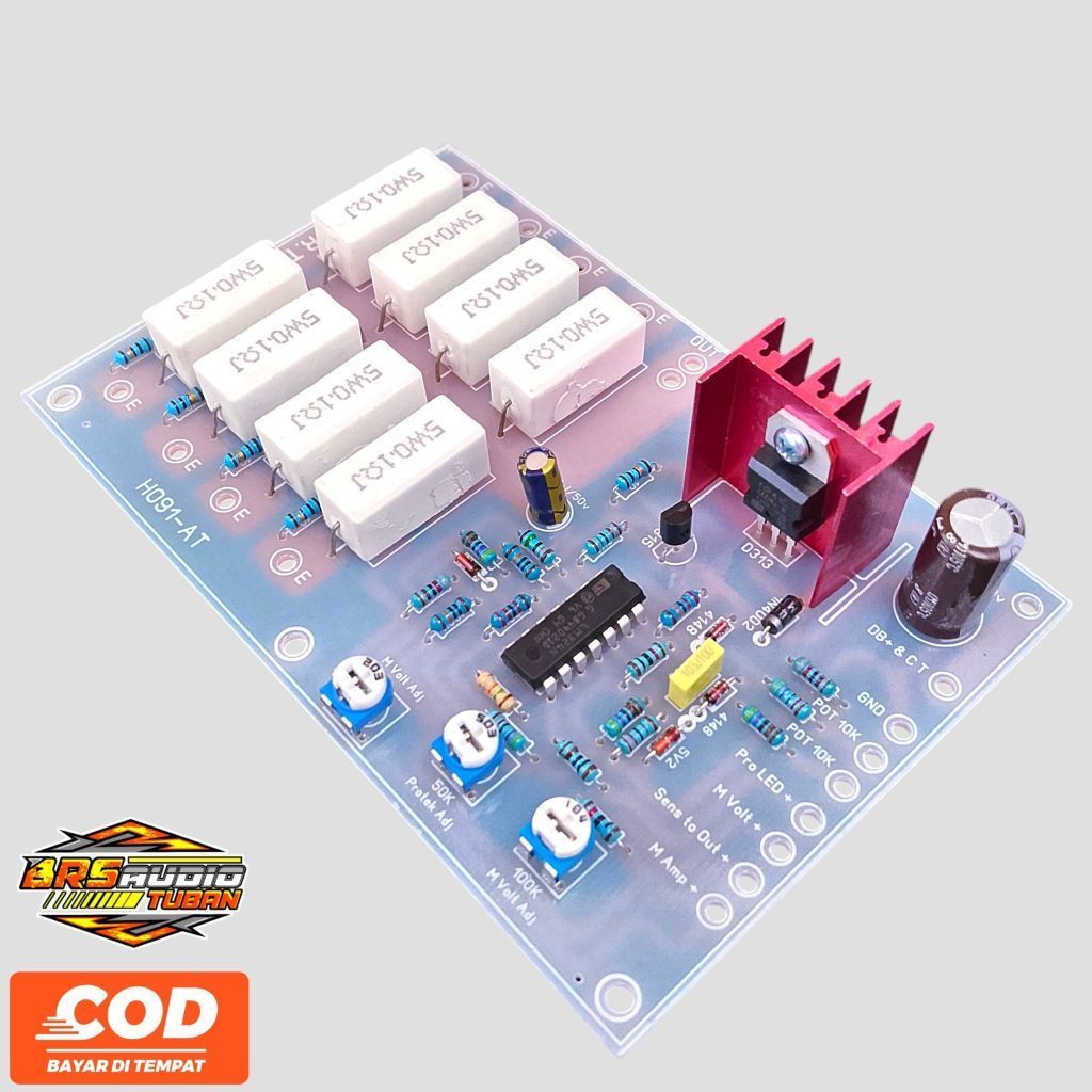 Kit Power Supply RTVC 60 Amper Resistor Tembaga Pcb Fiber