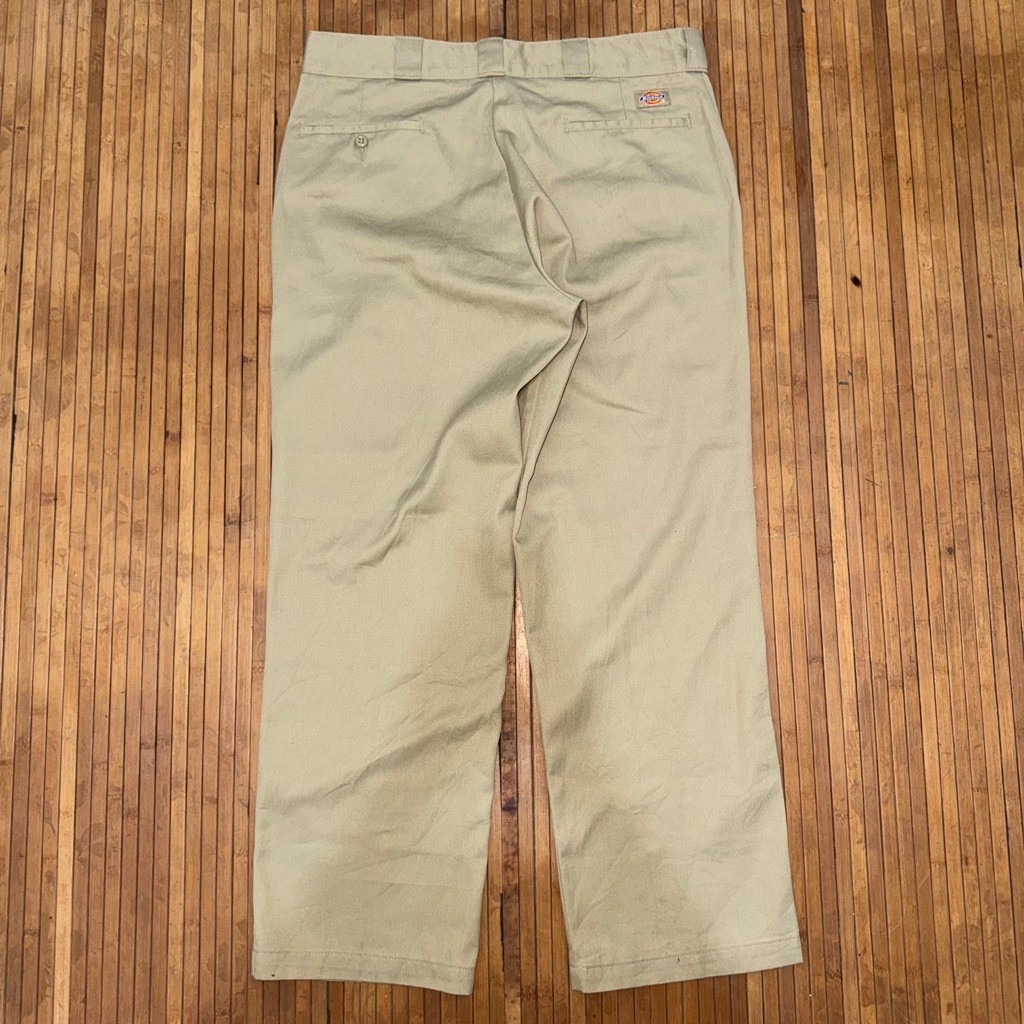 DICKIES 874 ORIGINAL FIT KHAKI MEXICO WORKWEAR UTILITY TROUSERS PANTS