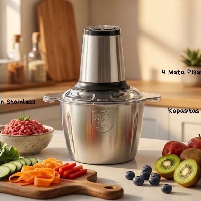 Blender Chopper Blender Daging Stainless Coper Penggiling Daging Serbaguna