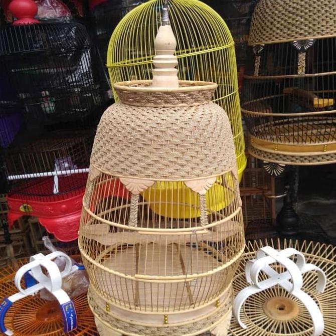 sangkar burung perkutut rotan