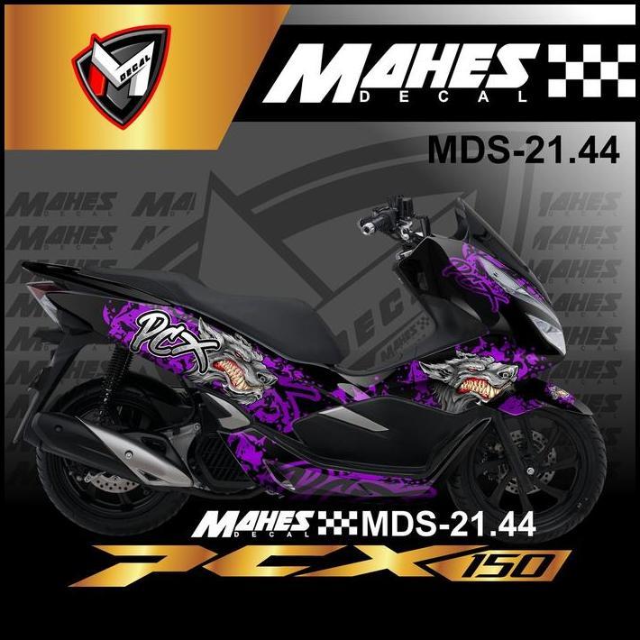 DISKON DECAL STICKER HONDA PCX 150 FULLBODY PCX 150 WOLF SERIGALA MD 21.44 