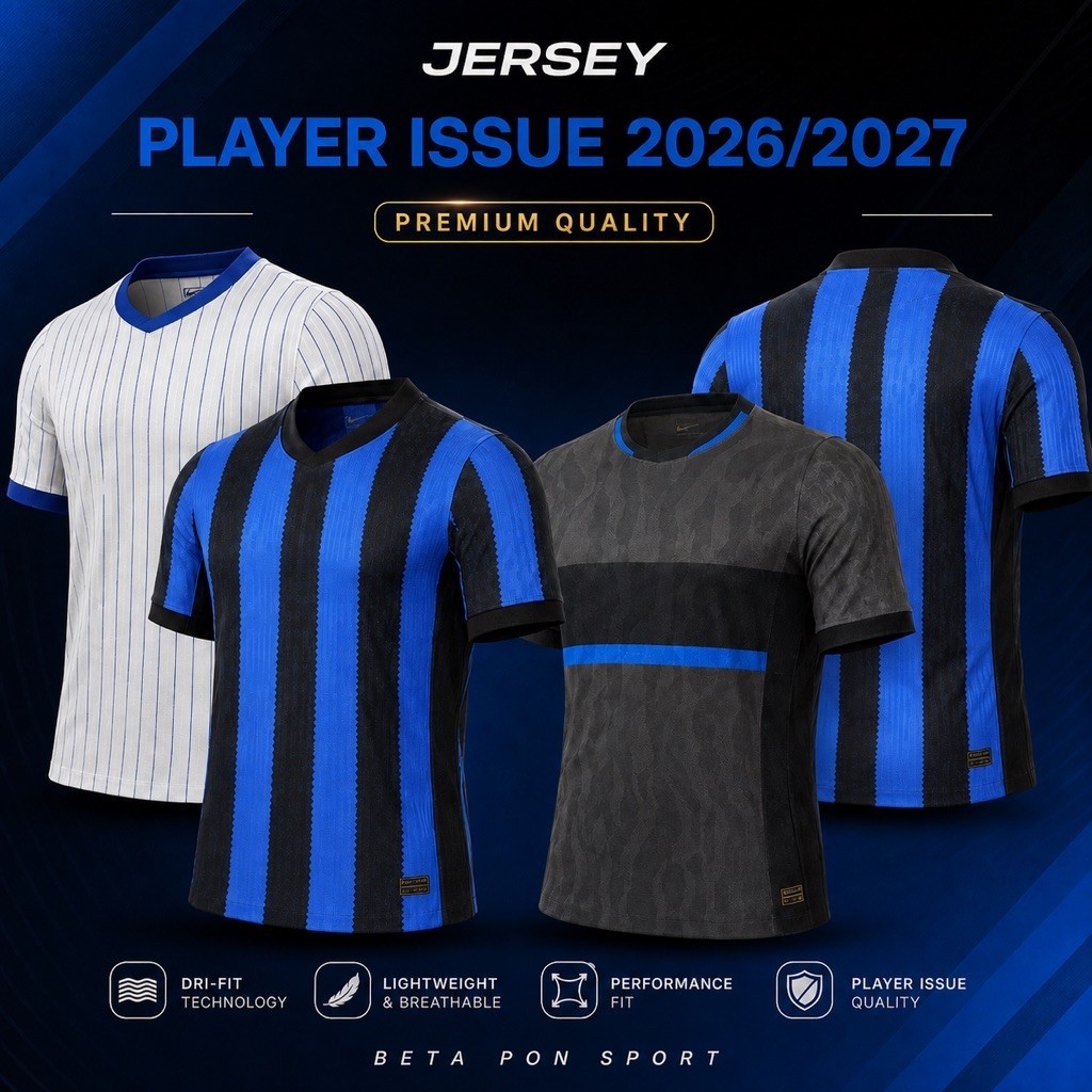 LIVE 5 PLAYER ISSUE RETRO CELANA LADIES INTER HOME  JERSEY BOLA LS INTER MILAN HOME 2020 2021 BAJU B