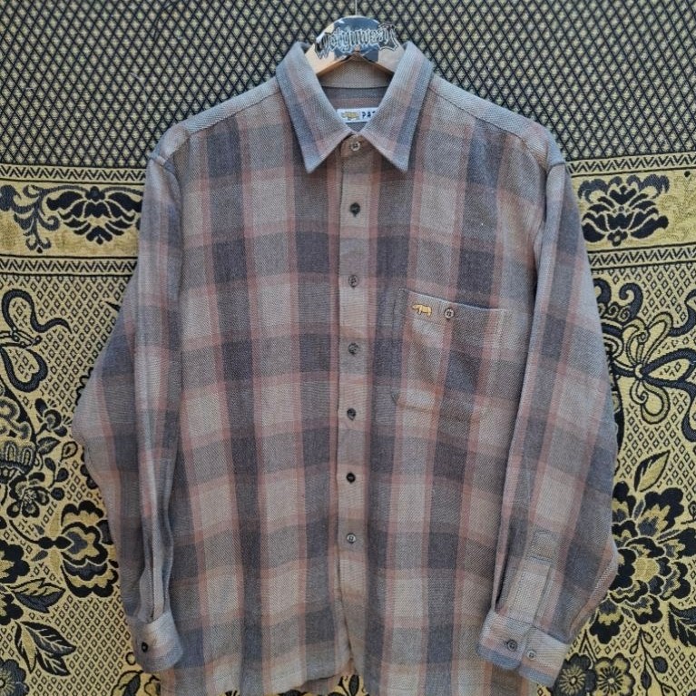 KEMEJA FLANEL WOOL PLAID PAT