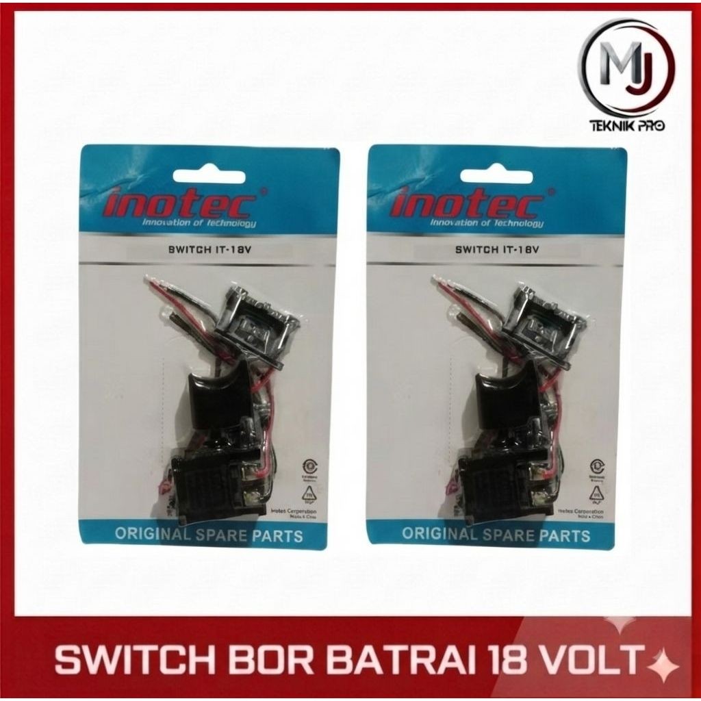 Inotec Switch Bor Baterai 18 Volt