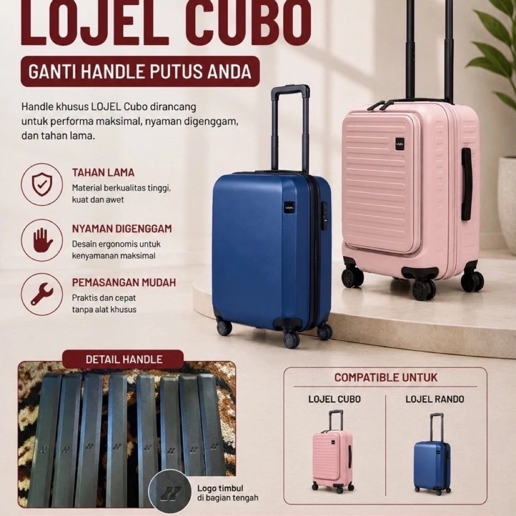 Handle Koper Lojel Original Cubo, Rando, Juna, Groove