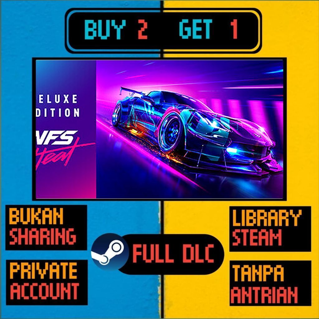 Need for Speed Heat Game Steam Private Beli 2 Gratis 1