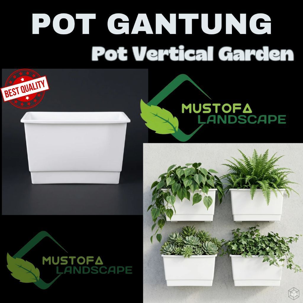 Pot Cantel - Pot Dinding - Pot Vertical Garden