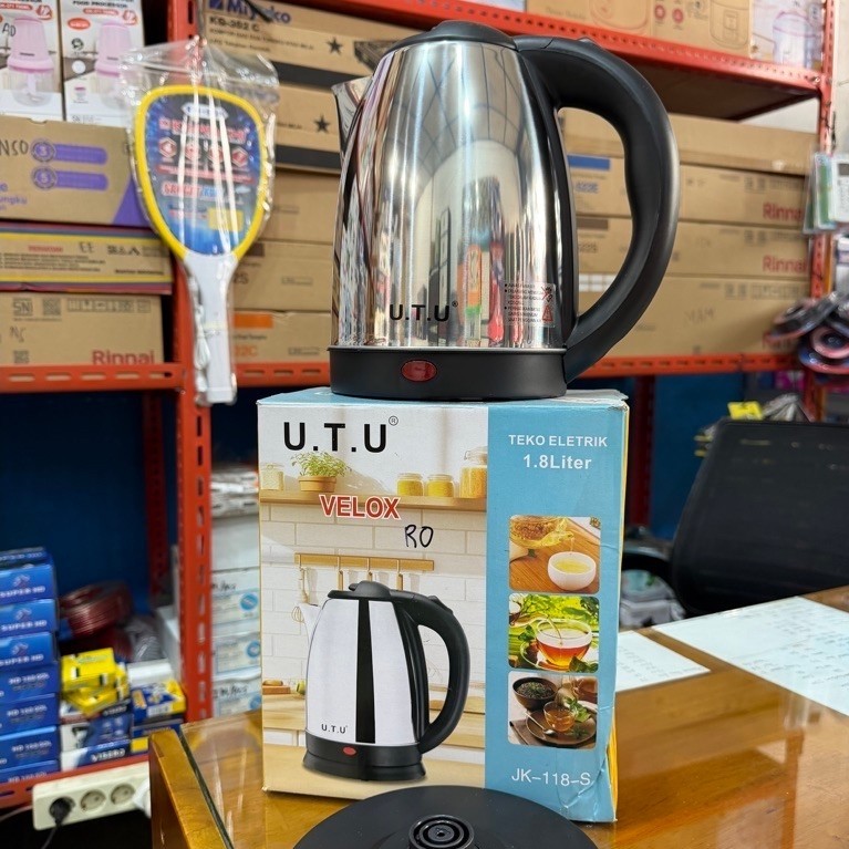 Teko listrik Utu Velox 1,8 Liter