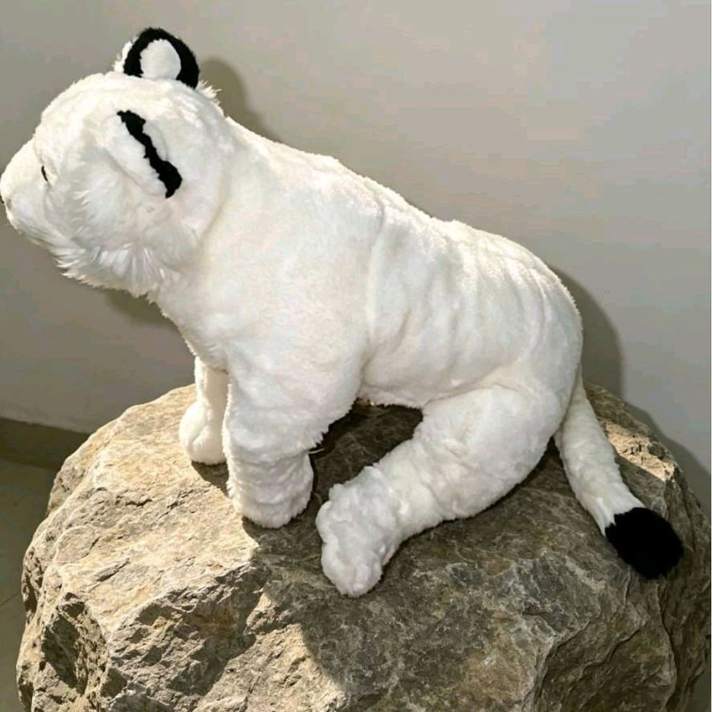 Boneka Harimau Besar Putih