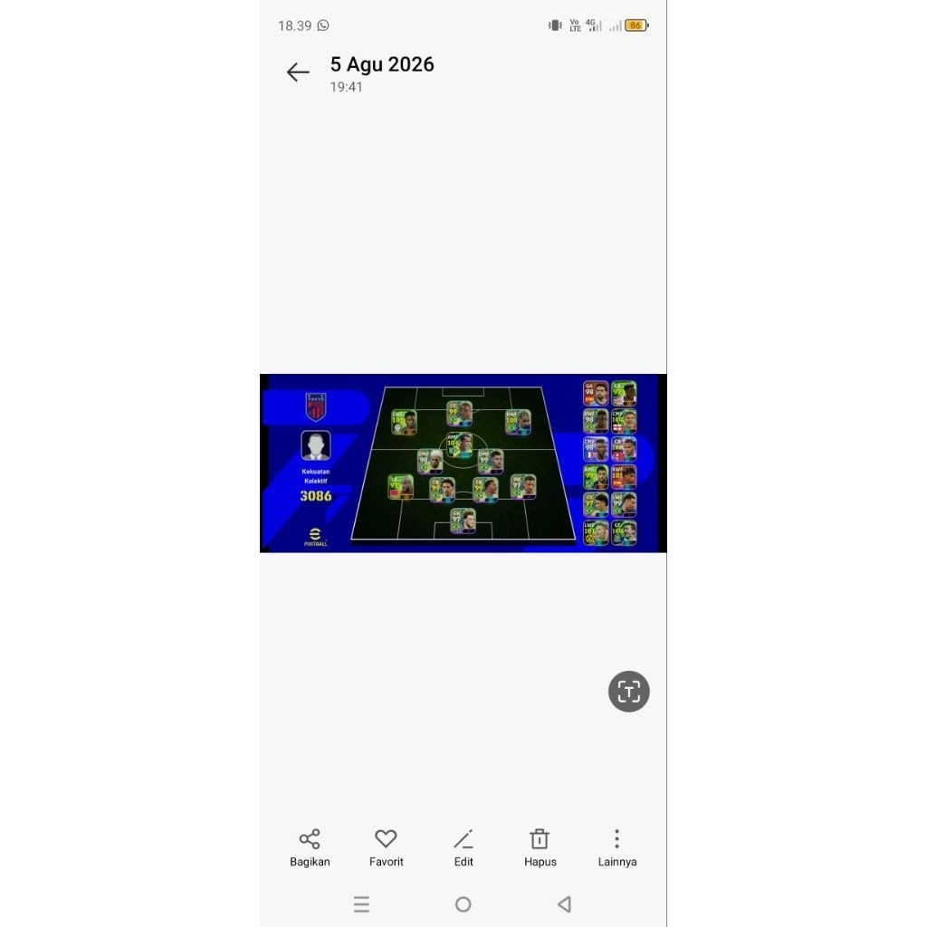akun efootball RIVALDO & PACK BRAZIL