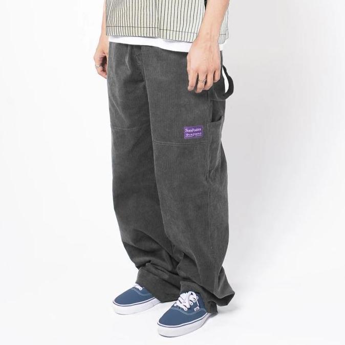 Sura Positiva - Carpenter Pants (Aoddy) Corduroy - Charcoal