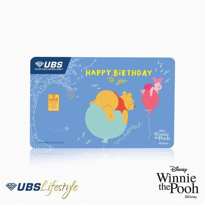 purnomo_hdi9 - ubs logam mulia disney winnie the pooh happy birthday 0.25 gram