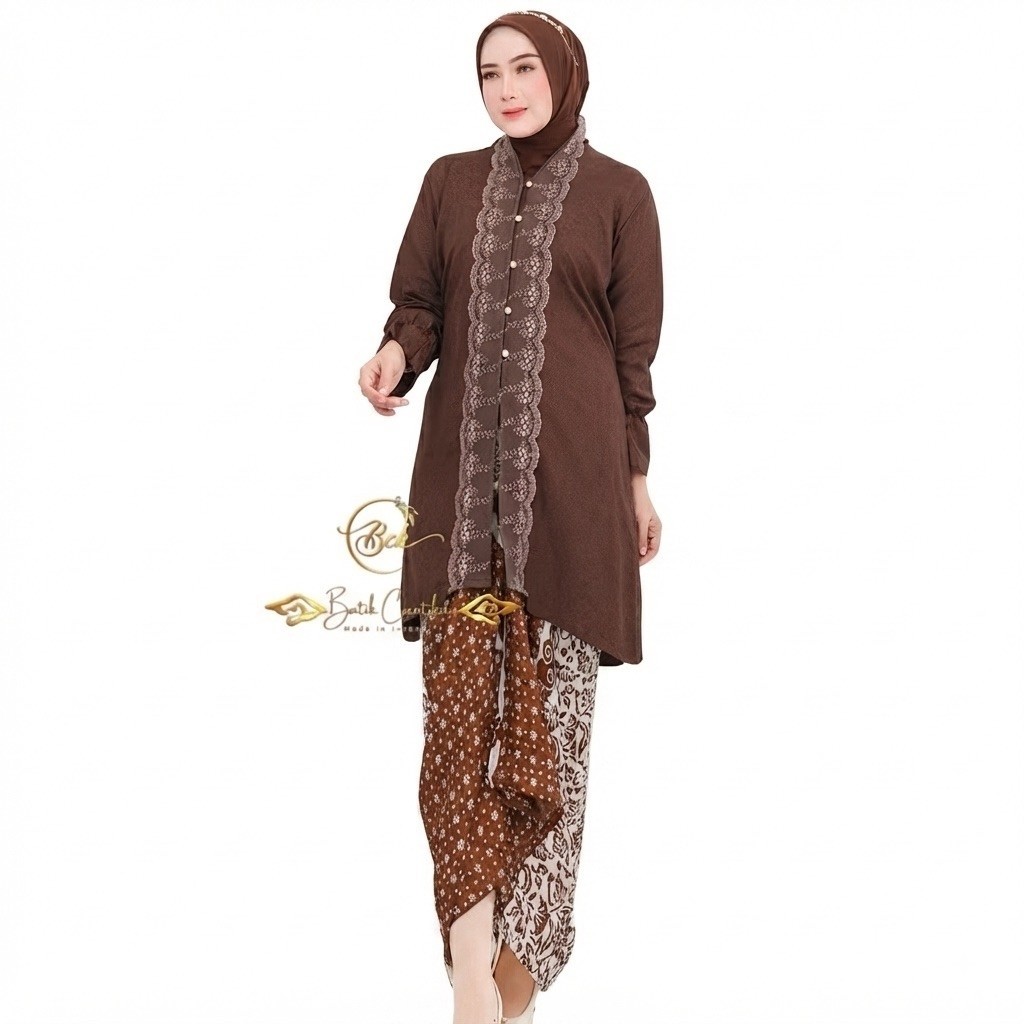 BATIK.CANTIKUU - Tunik Khalisa Doby Renda