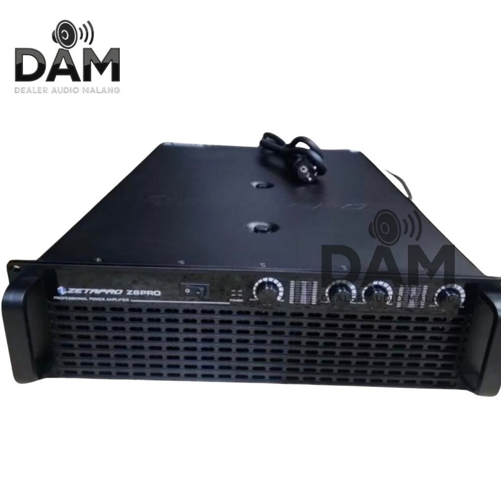Power Amplifier Zetapro Z6PRO Z6 PRO Power Zetapro 4 Channel Double Trafo Class H