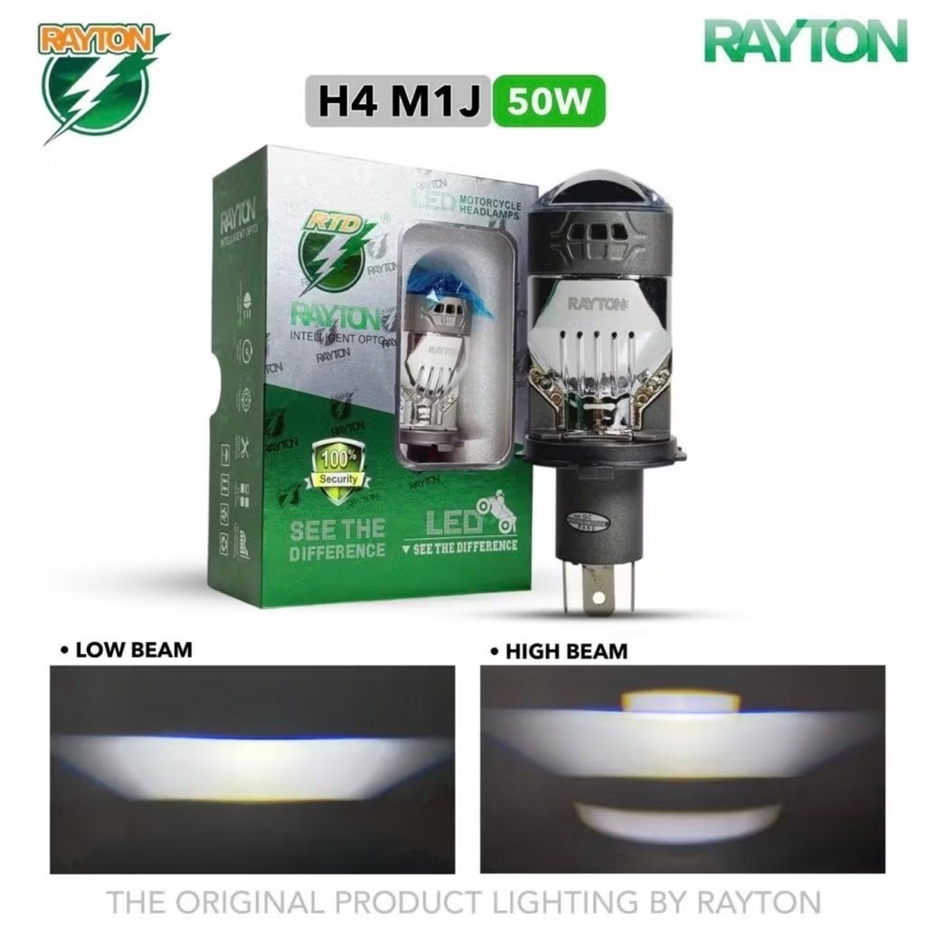 RTD RAYTON M1J LAMPU H4 MOTOR MOBIL CAHAYA BILED MINI BILED CAHAYA TERANG LEBAR RTD RAYTON M1J