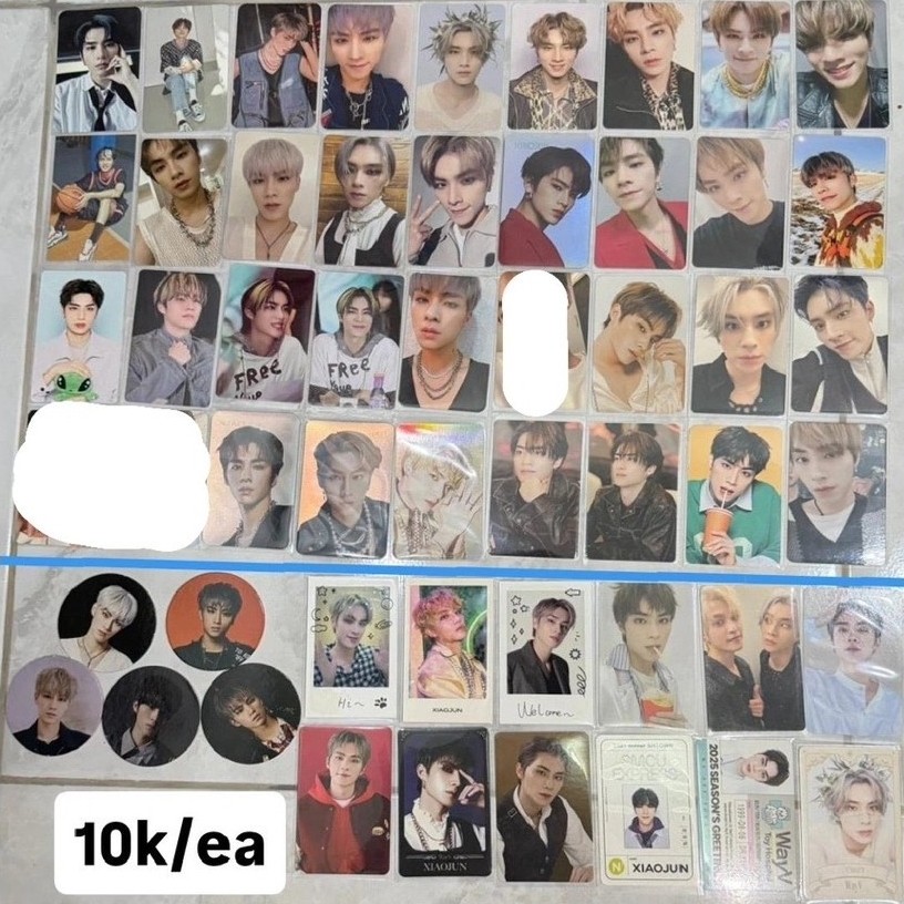 PHOTOCARD PC XIAOJUN DEJUN WAYV OFFICIAL KUN TEN HENDERY WINWIN YANGYANG JUAL DOLL