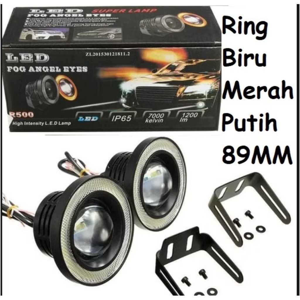 Foglamp Mobil 89mm angel eyes/ ALL Nissan Grand Livina/Nissan Juke/Nissan Evalia / DLL