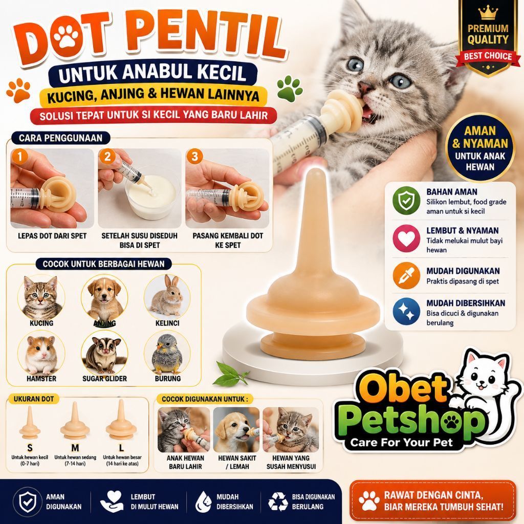 dot bayi kucing baru lahir