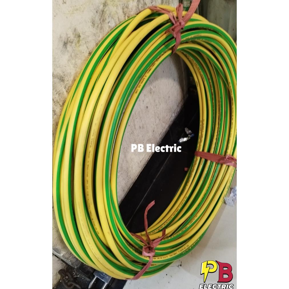 Kabel NYA 50mm Pulung / Kabel NYA 50 mm Kuning Hijau Pulung