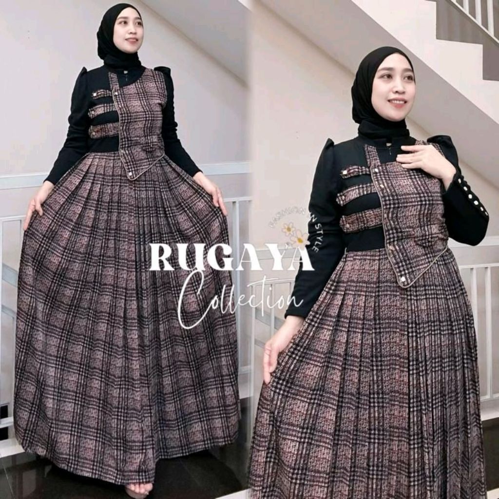 READY STOK SHR GAMIS WOLFIS RAJUT KOTAK