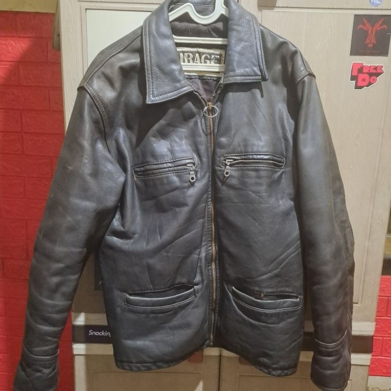 Mirage Vintage Detroit Leather Jacket