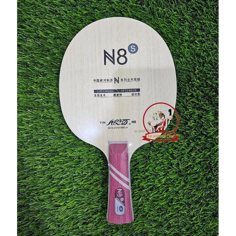 Yinhe N8s N8 - Kayu Pingpong Blade 5ply Bet OFF Bat Offensive