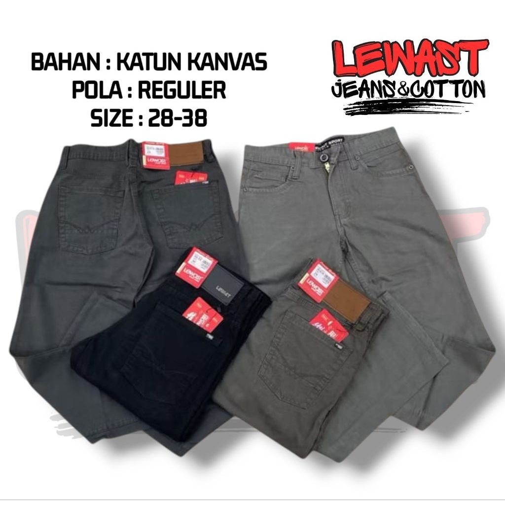 Celana Katun Pria LEWAST PREMIUM ORIGINAL/Celana Katun Pria 33-38