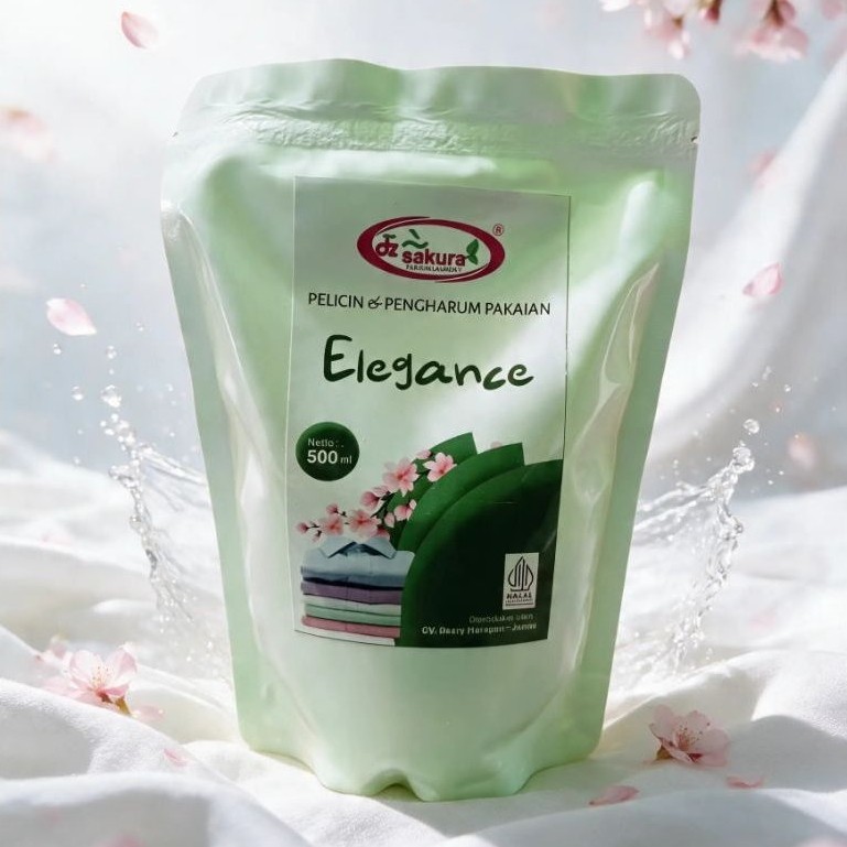Dz Sakura Pelicin & Pengharum varian Elegant 500ml kemasan pouch