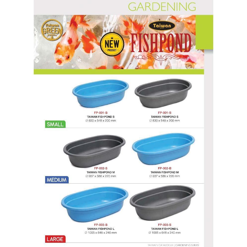 JYA FISHPOND Bak Oval Serbaguna - MEREK TAIWAN PLASTIK
