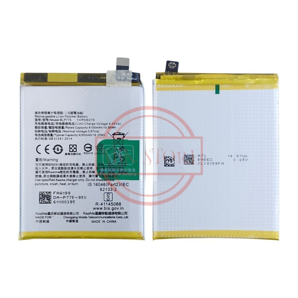 Baterai BLP775 Untuk Model Realme X3 Superzoom / Realme X50 5G Battery