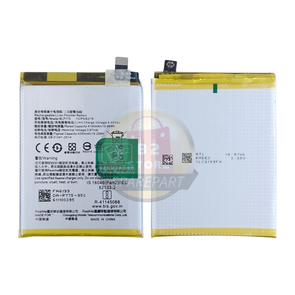 Baterai BLP775 Untuk Model Realme X3 Superzoom / Realme X50 5G Battery