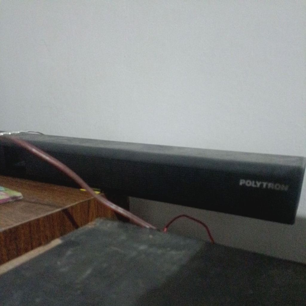 soundbar dan subwoofer polytron pasif