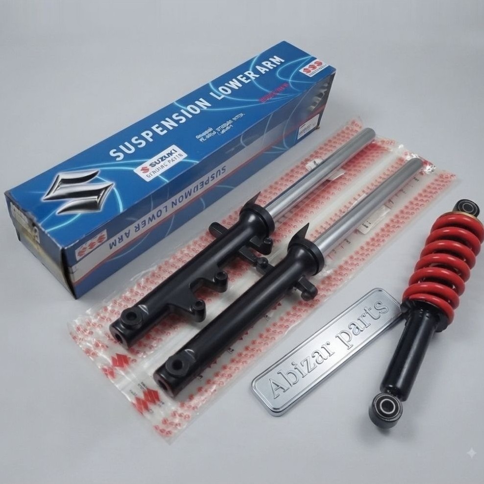 Paket Set As Shock tabung Plus Shockbreaker Belakang Monoshock Belakang Satria Fu Karbu Satria Fu In