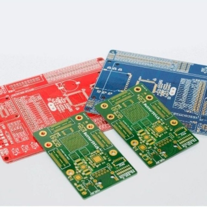 Jasa Custom Cetak PCB Double Layer Precision High Quality
