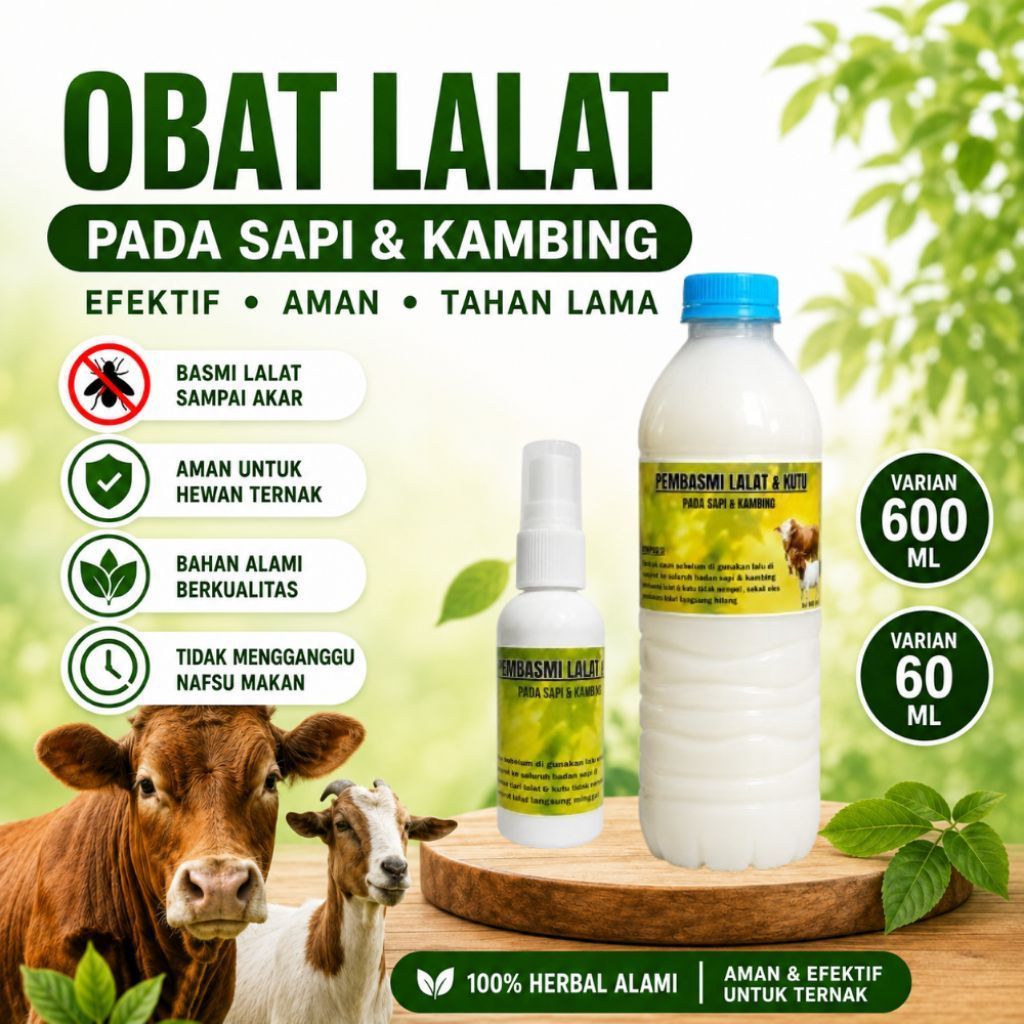 Obat Lalat Sapi Kambing Pembasmi Lalat Sapi Obat Kutu Sapi Obat Kutu Kambing Racun Lalat Semprot
