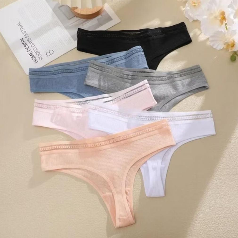 FINETOO FT140 Celana Dalam Wanita Model Thong Garis Women Panty