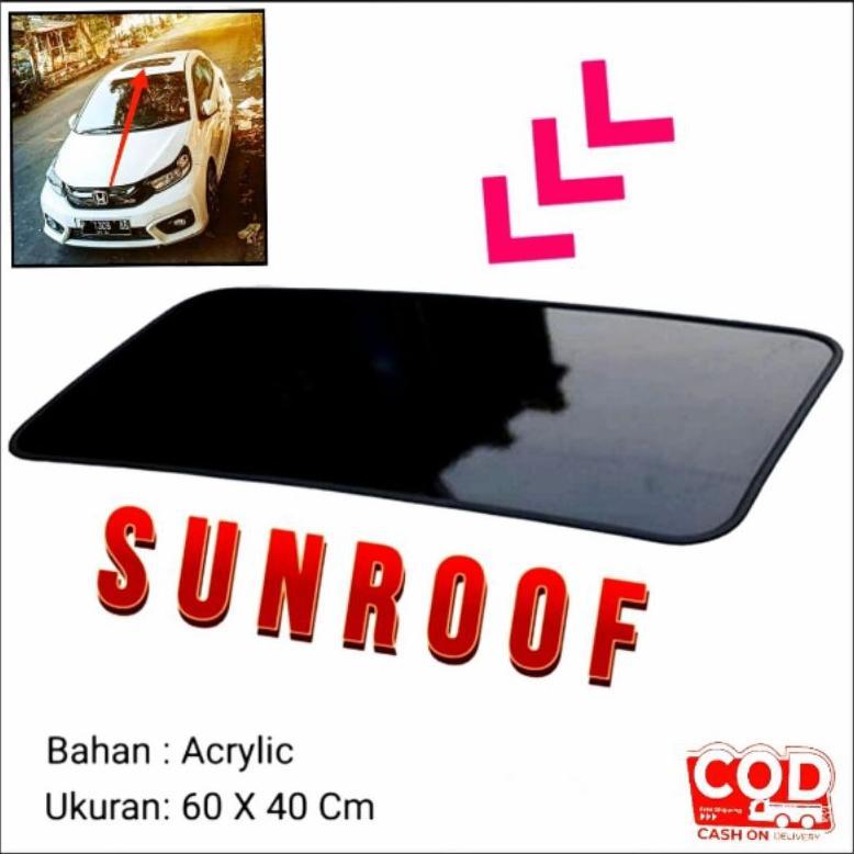 DUMMY SUNROOF MOBIL UNIVERSAL Size 60 X 40 CM Avanza Xenia Agya Ayla Brio Jazz Sigra Calya Rush