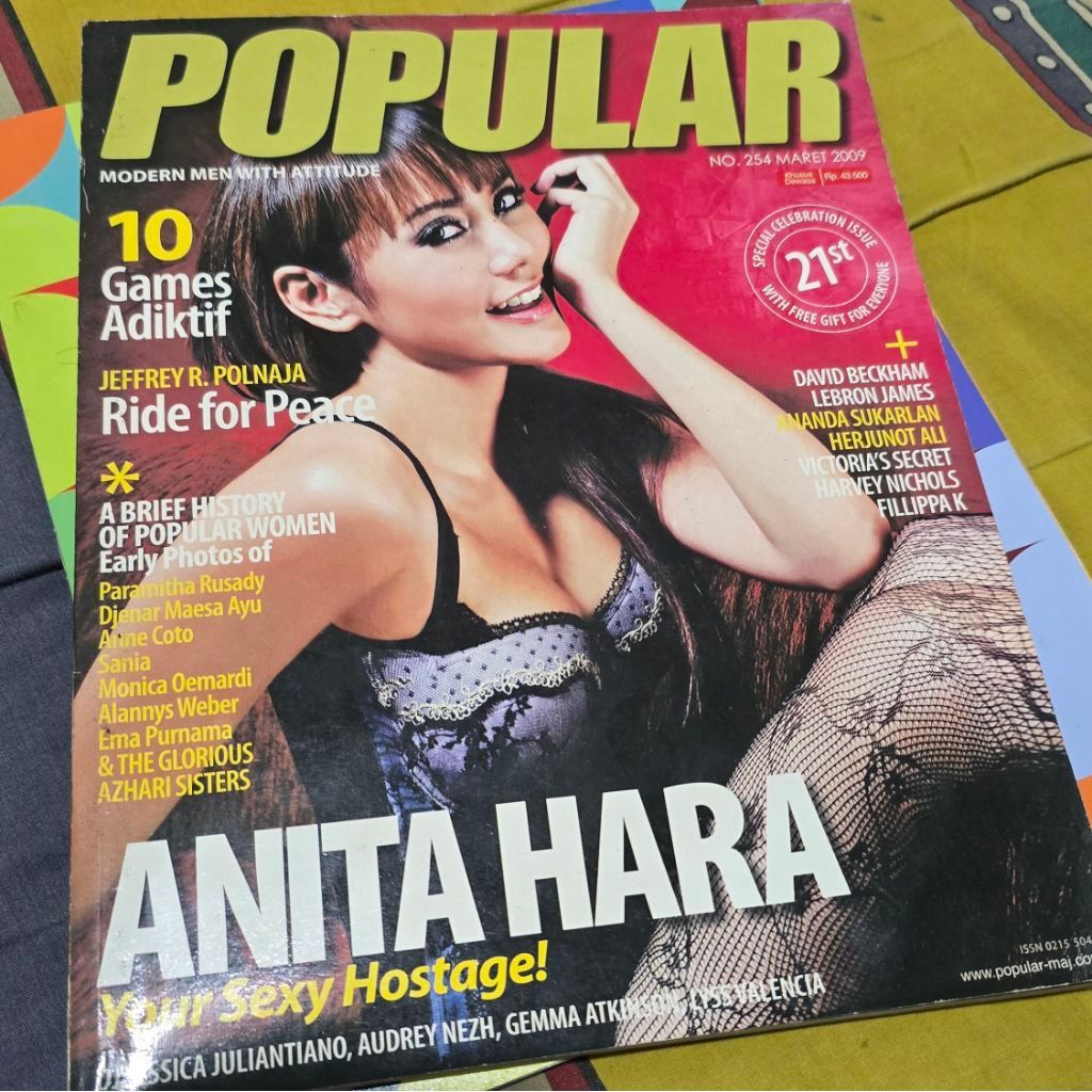 Buku Majalah POPULAR No. 254 Maret 2009 Anita Hara Special Celebration Issue