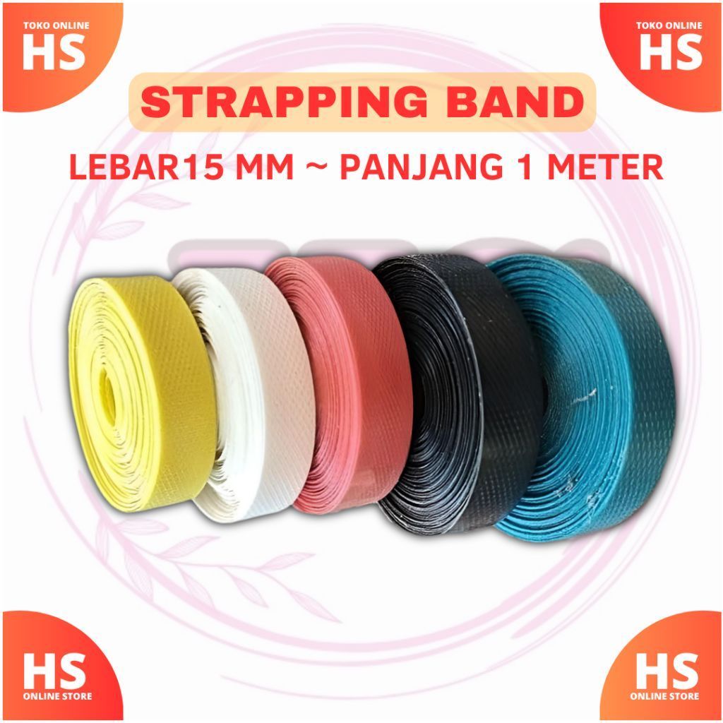 [PROMO] Tali Simpai / Tali Strapping / Pita Sendaren Tebal  Eceran 1  Meter