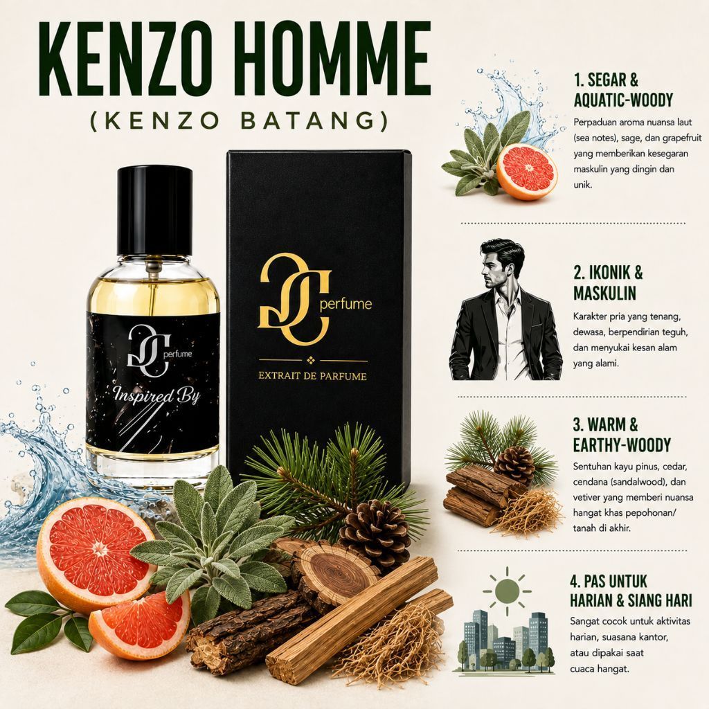 KENZO HOMME (KENZO BATANG) parfum Pria - Dc perfume